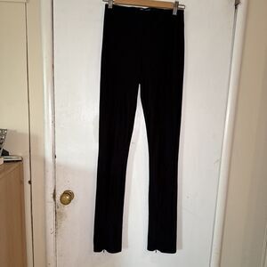 Zara Stretch Ribbed Pants Stretch Pull On Zip Ankle | US Med/Mex 28